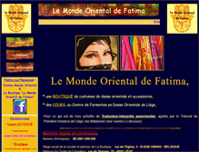 Tablet Screenshot of le-monde-oriental-de-fatima.be